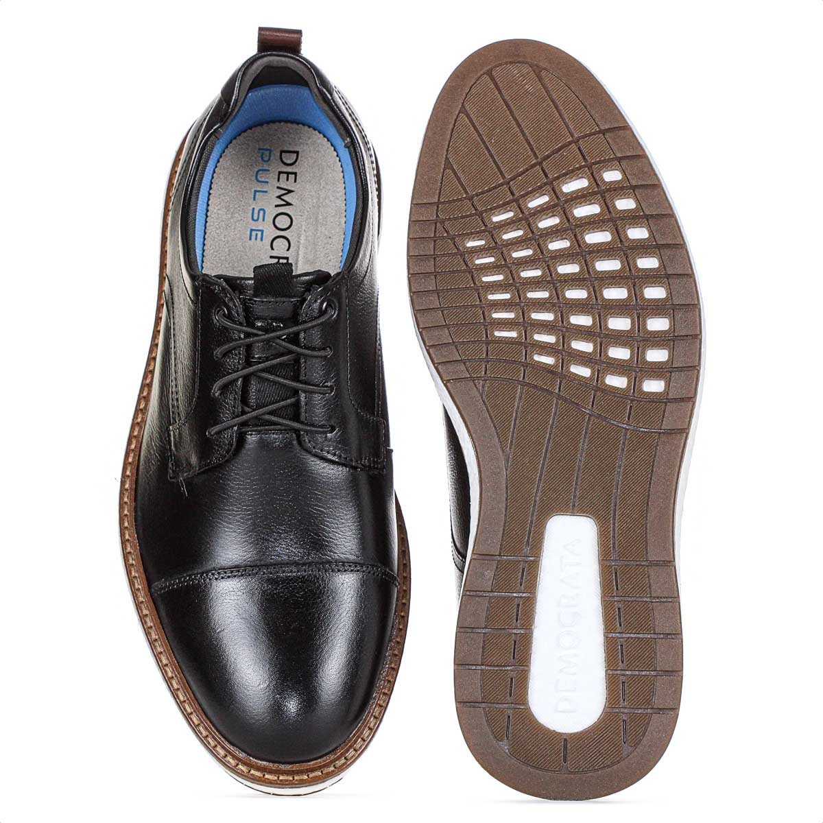Sapato Democrata Metropolitan Clark Pulse Preto - Masculino Preto 5