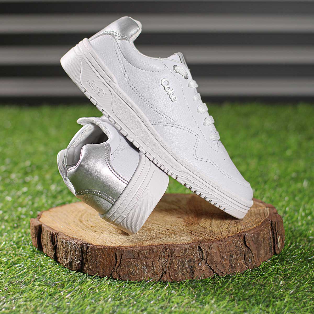 Tenis Coca Cola Hope Town Branco e Prata - Feminino Branco 7