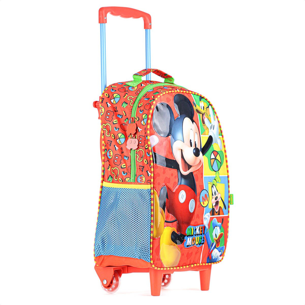 Mochila Com Rodas Escolar Xeryus 16 Mickey R 11610 Vermelho - Infantil Vermelho 2