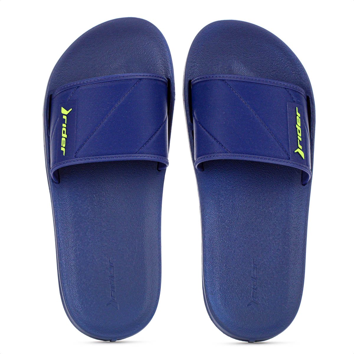 Chinelo Rider Street Slide Azul e Verde - Masculino Azul 6