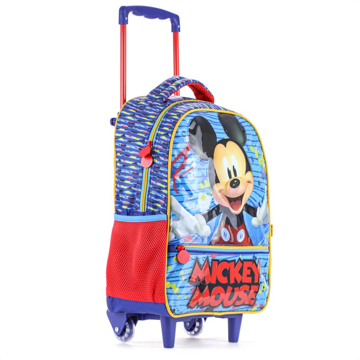 Mochila Com Rodas Escolar Xeryus  14 Mickey Y 11621 Azul - Infantil Azul 5