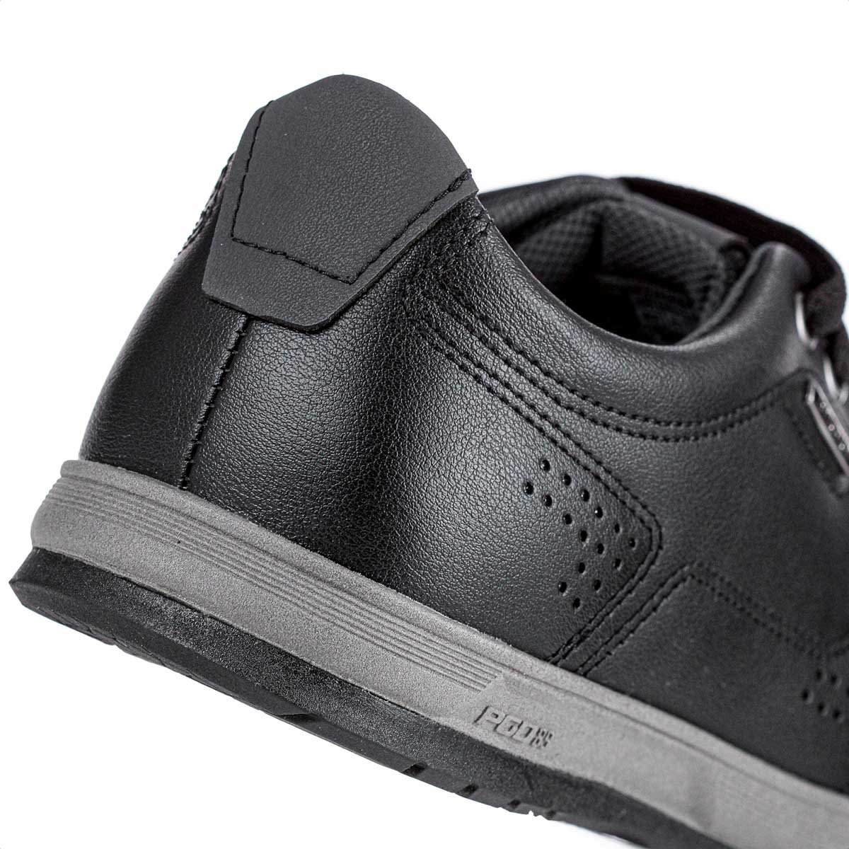 Sapatenis Pegada Microfibra Preto e Grafite - Masculino Preto 4