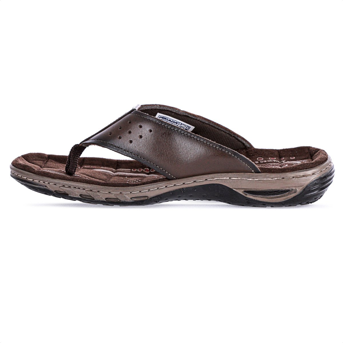 Chinelo Pegada Anilina Marrom Cravo - Masculino DJC-G30 Marrom 2