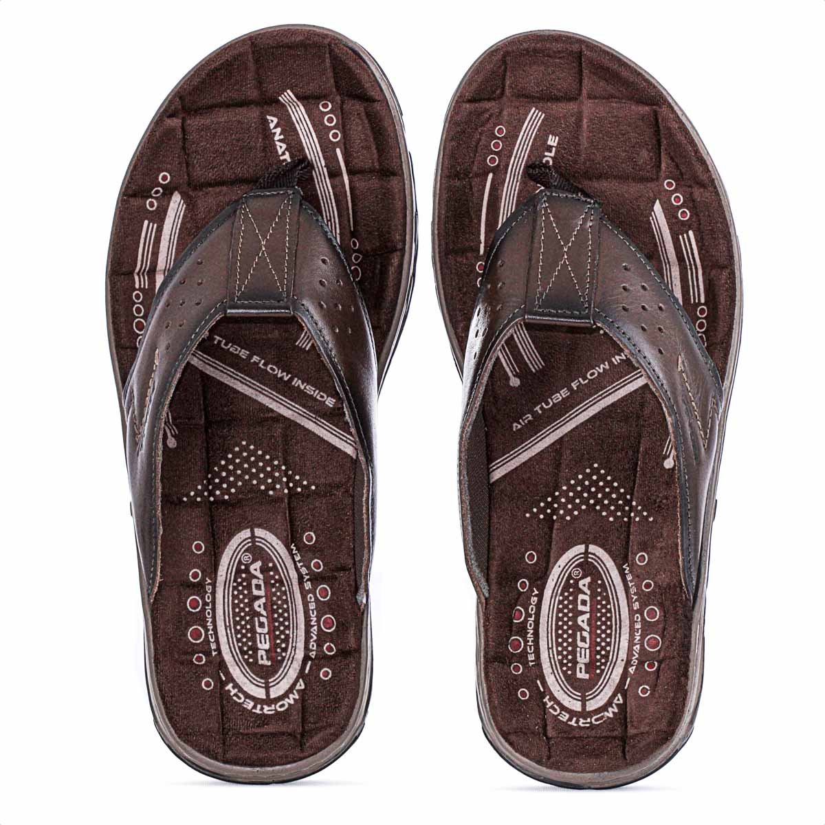 Chinelo Pegada Anilina Marrom Cravo - Masculino DJC-G30 Marrom 5