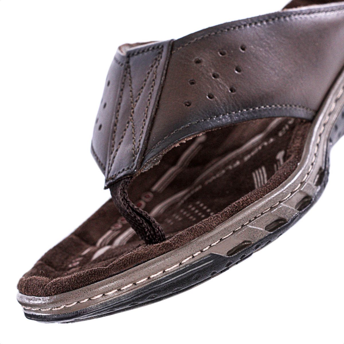 Chinelo Pegada Anilina Marrom Cravo - Masculino DJC-G30 Marrom 8