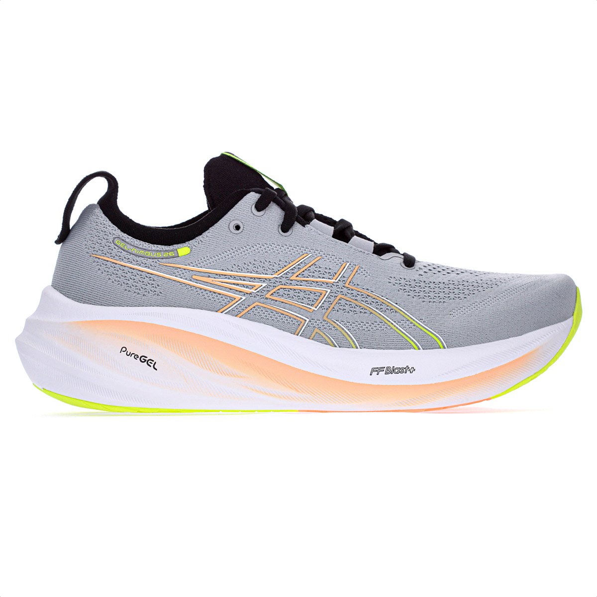 Tênis Asics Gel Nimbus 26 Masculino 1011B794-020 Cinza - Renner