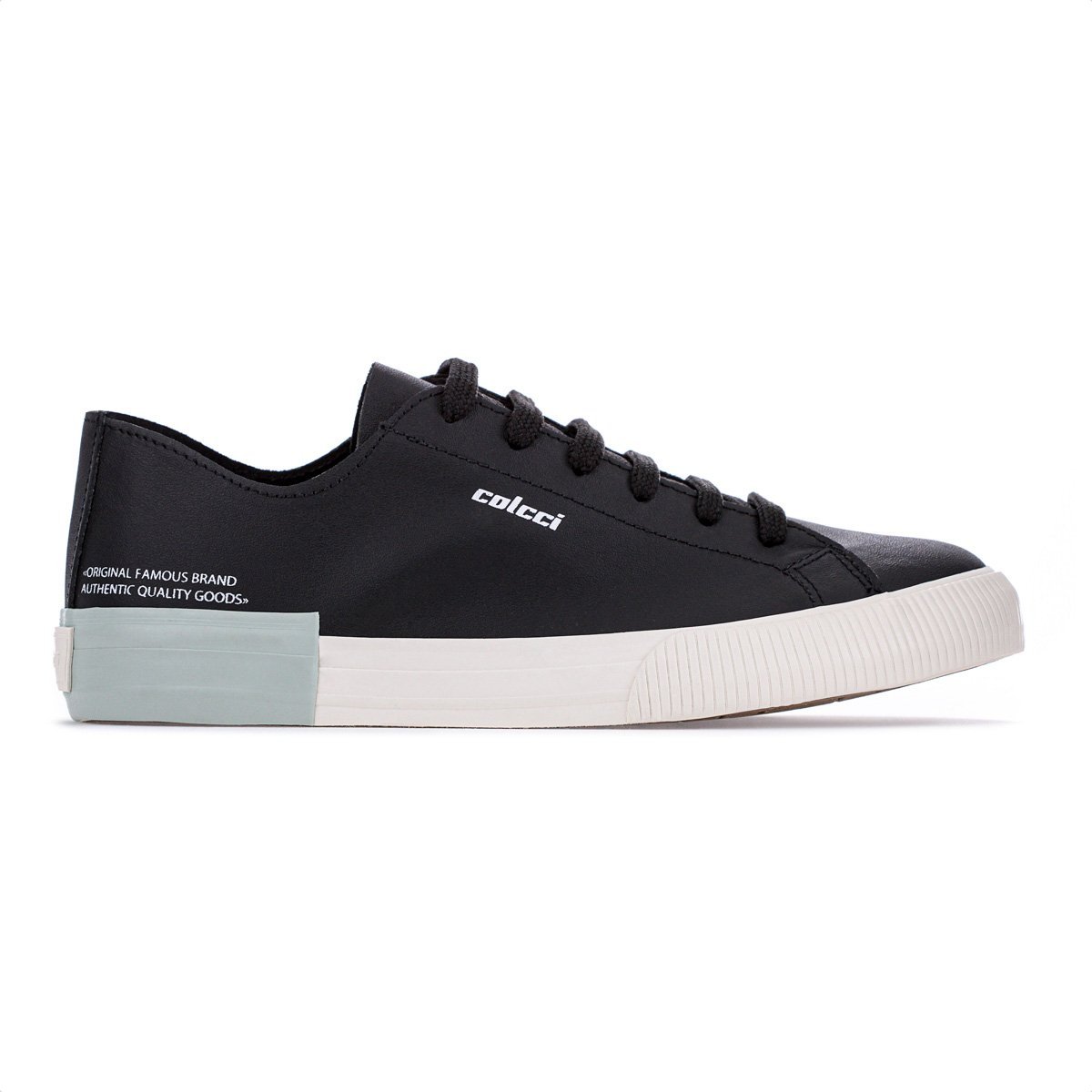 Tenis Colcci Simple Leather Preto - Feminino Preto 1