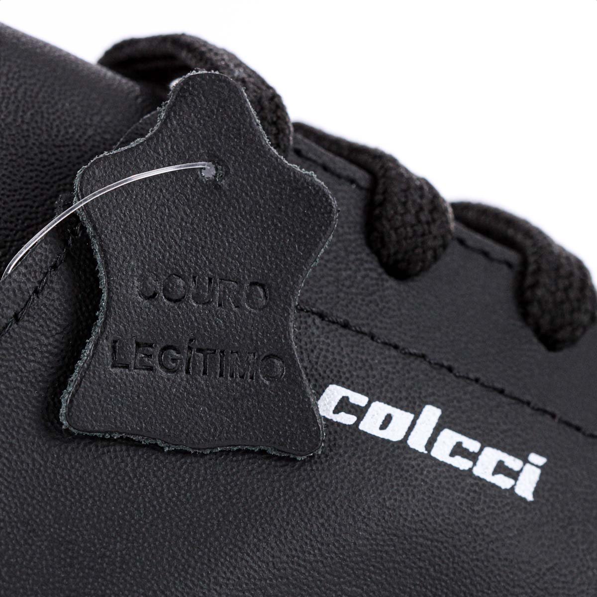 Tenis Colcci Simple Leather Preto - Feminino Preto 9