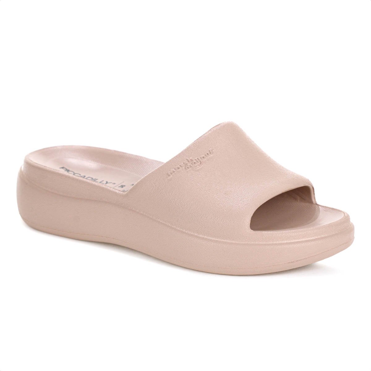 Chinelo Piccadilly Slide Eva Marshmallow Retro 2000 Nude Claro - Feminino