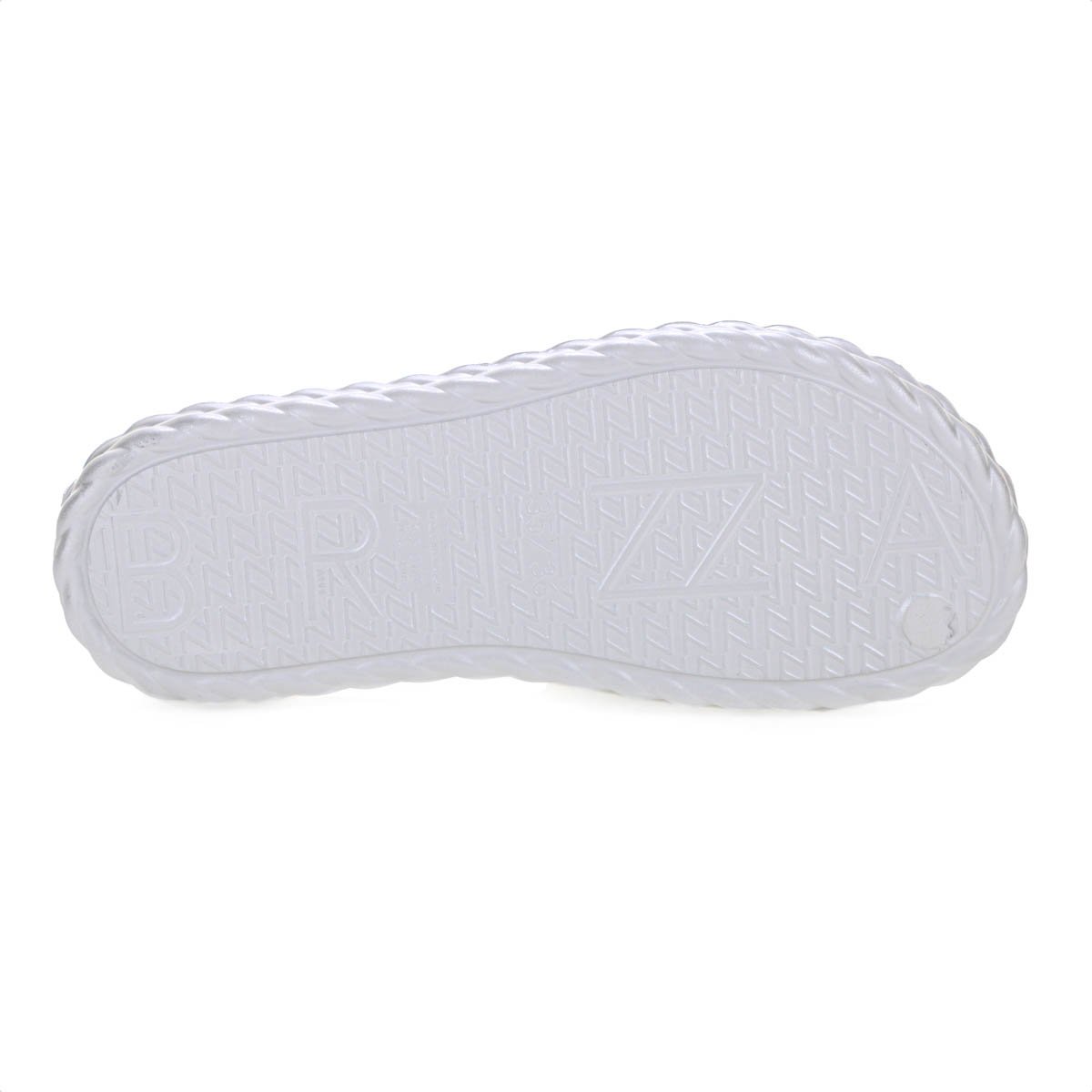 Chinelo Slide Brizza Arezzo EVA Marrocos Prata Metal - Feminino Prata 6