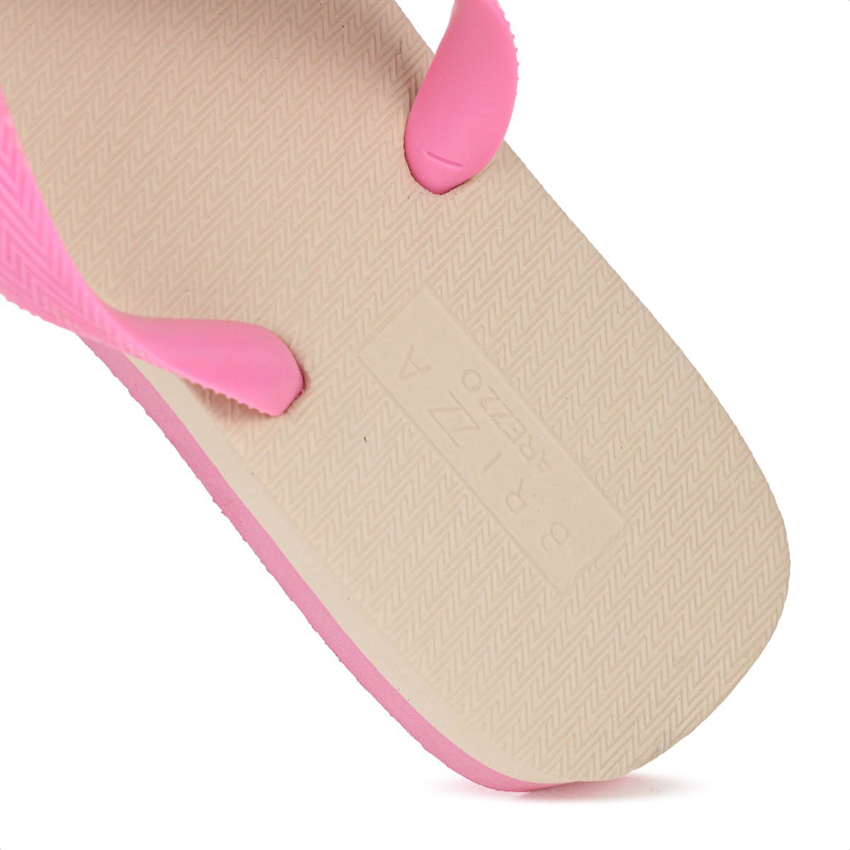 Chinelo Brizza Arezzo Tira Duo Bicolor Roma Basics Rosa - Feminino Rosa 8