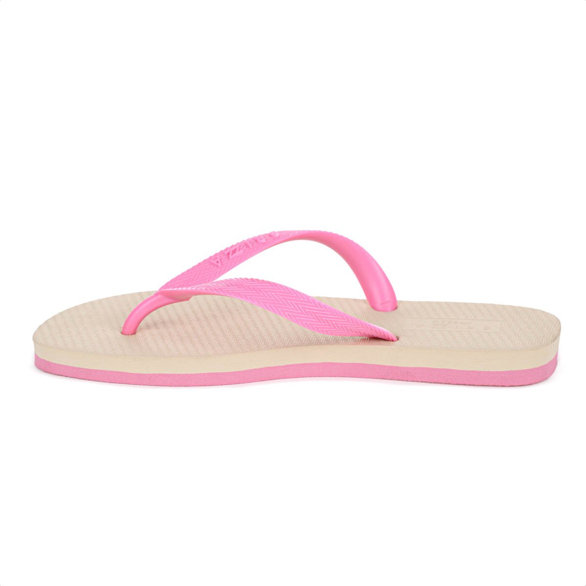 Chinelo Brizza Arezzo Tira Duo Bicolor Roma Basics Rosa - Feminino Rosa 5