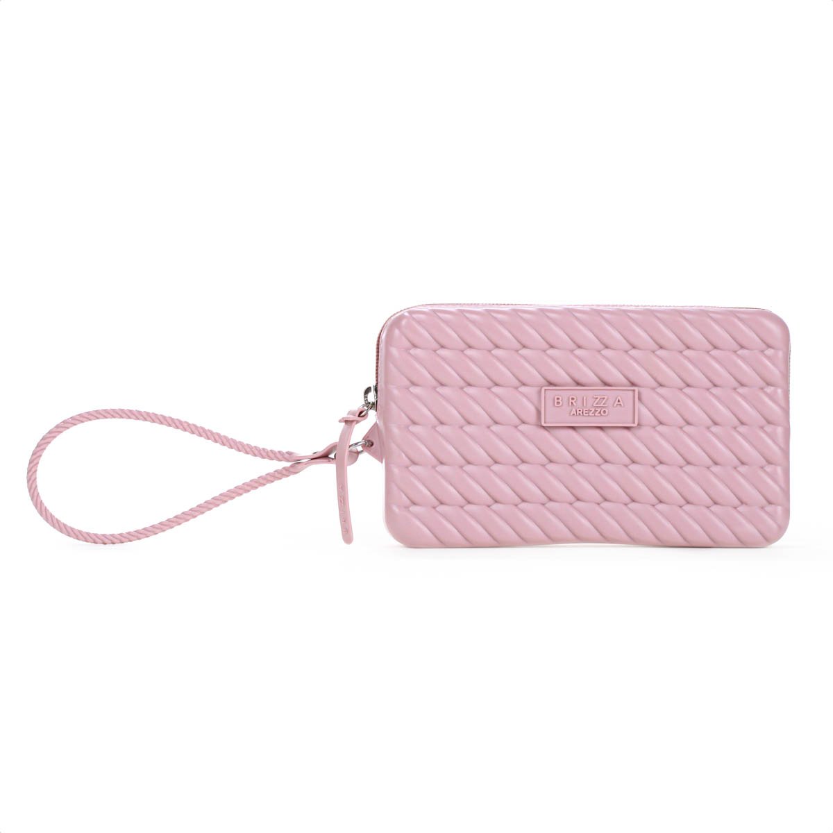 Bolsa Clutch Brizza Arezzo Alca Marrocos Rose - Feminino
