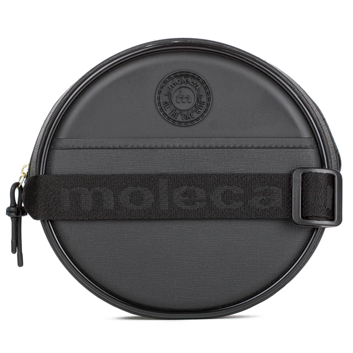 Bolsa Moleca Redonda Transversal Preto - Feminino Preto 5