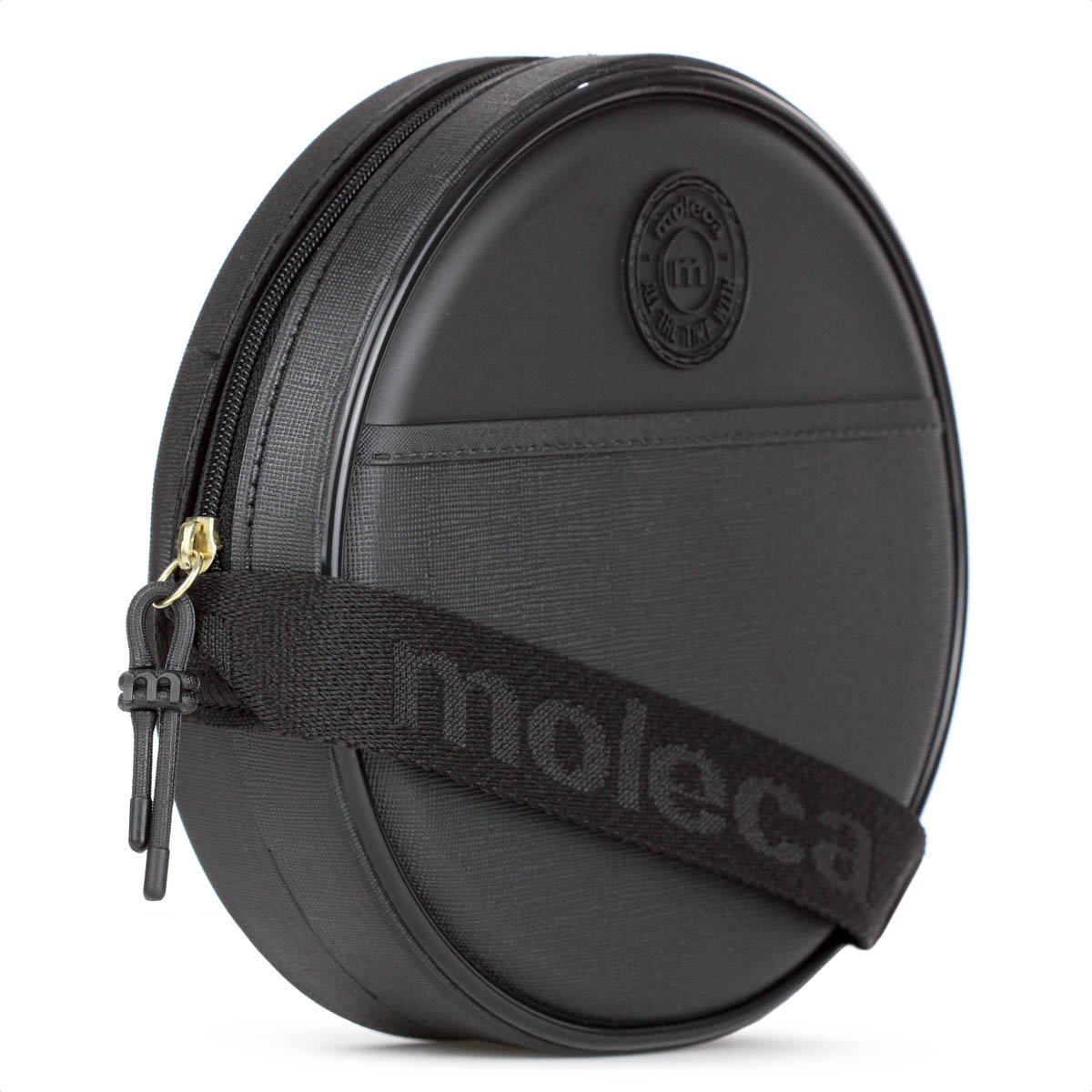 Bolsa Moleca Redonda Transversal Preto - Feminino Preto 6