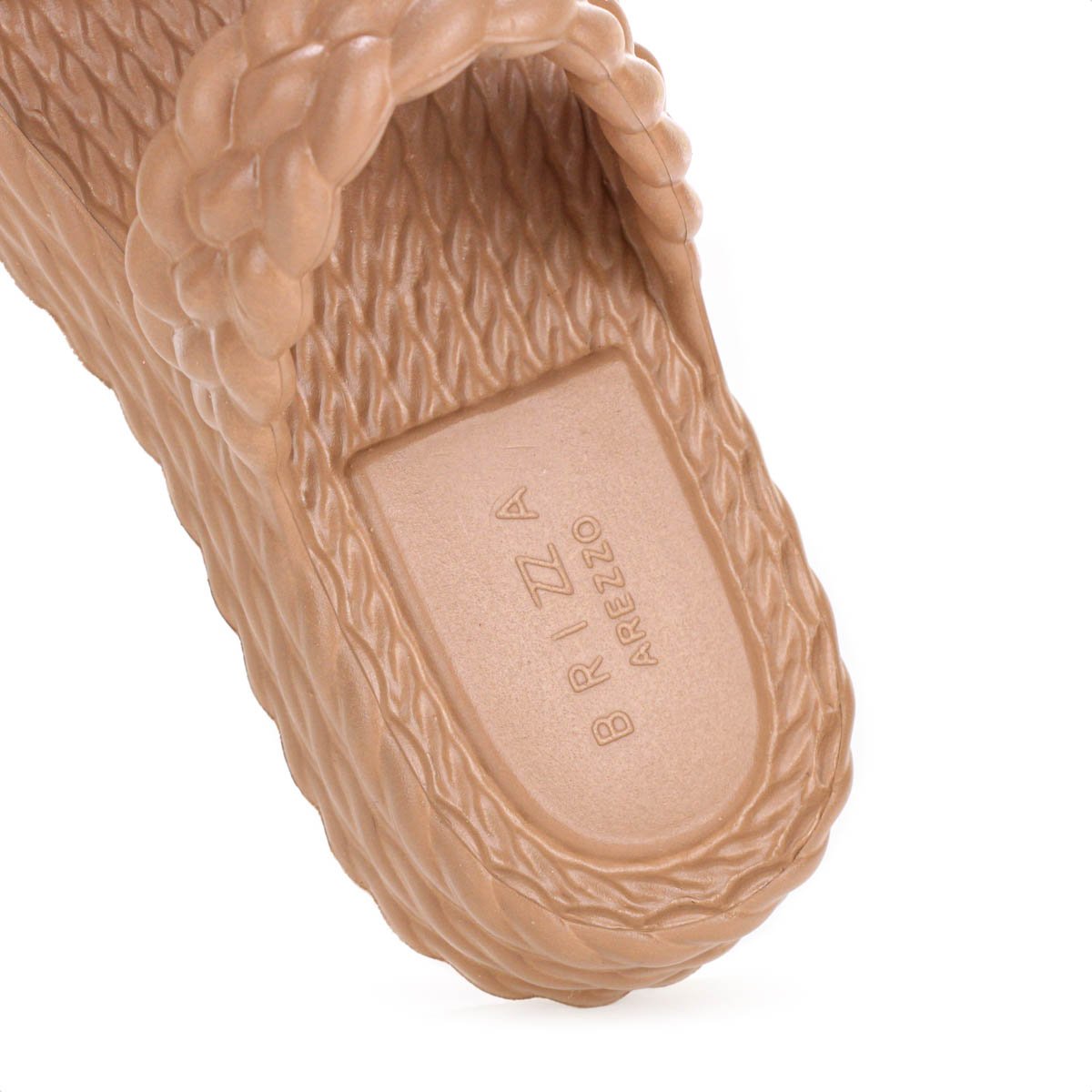 Sandalia Brizza Arezzo EVA Salto Baixo Bege  - Feminino Bege 6