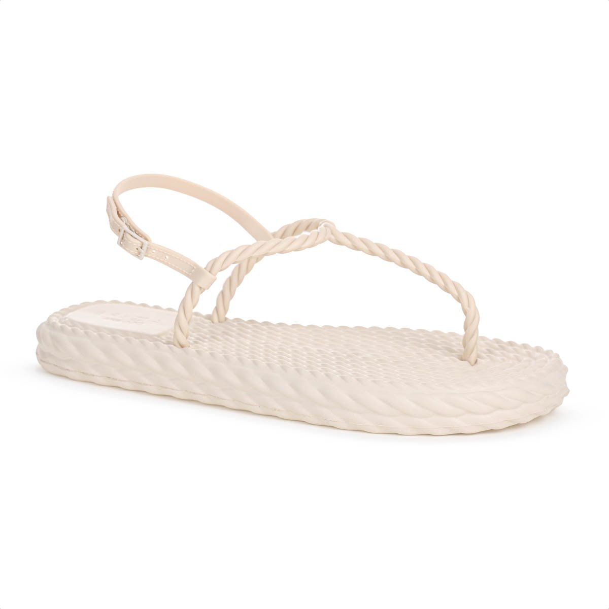 Sandalia Brizza Arezzo Thong Slim Marrocos Bege - Feminino Bege 1