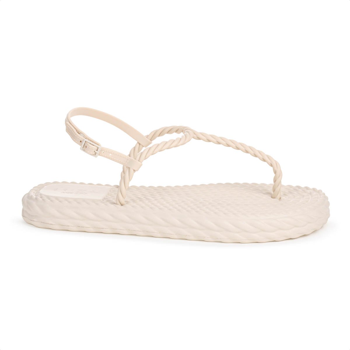 Sandalia Brizza Arezzo Thong Slim Marrocos Bege - Feminino Bege 4
