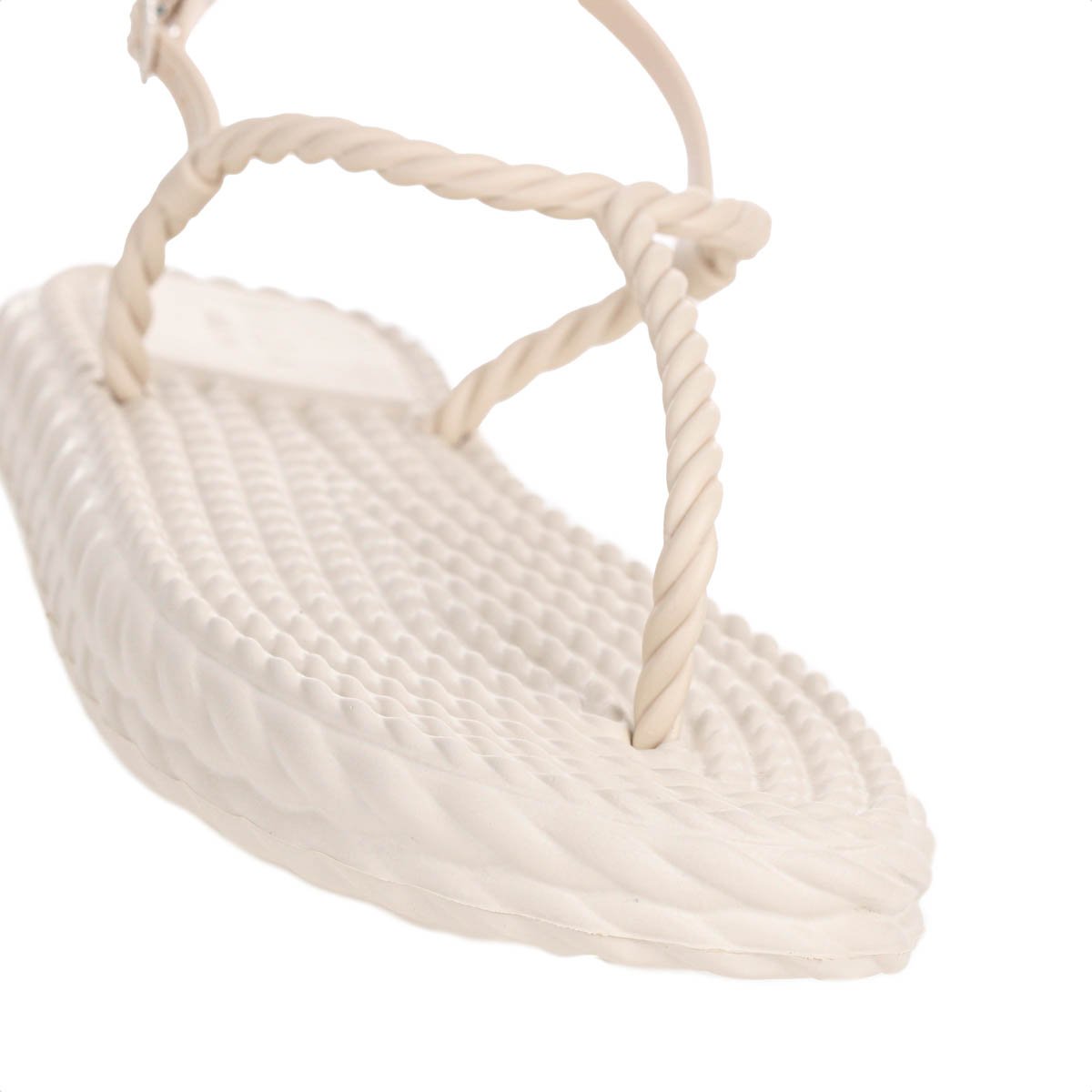 Sandalia Brizza Arezzo Thong Slim Marrocos Bege - Feminino Bege 6