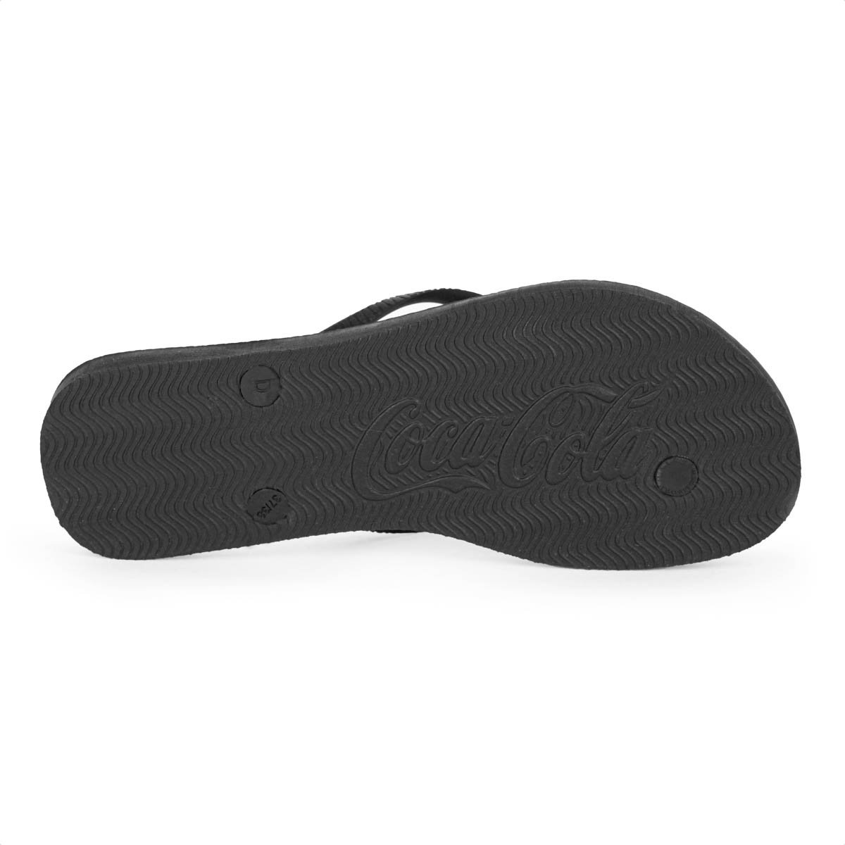 Chinelo Coca Cola Sprint Preto e Branco - Feminino Preto 6