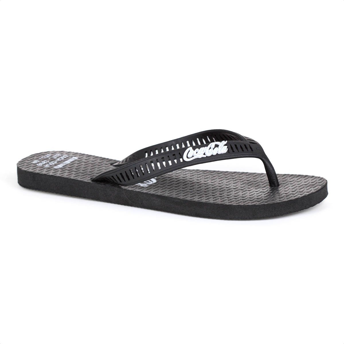 Chinelo Coca Cola Alma 2 Preto - Masculino Preto 2