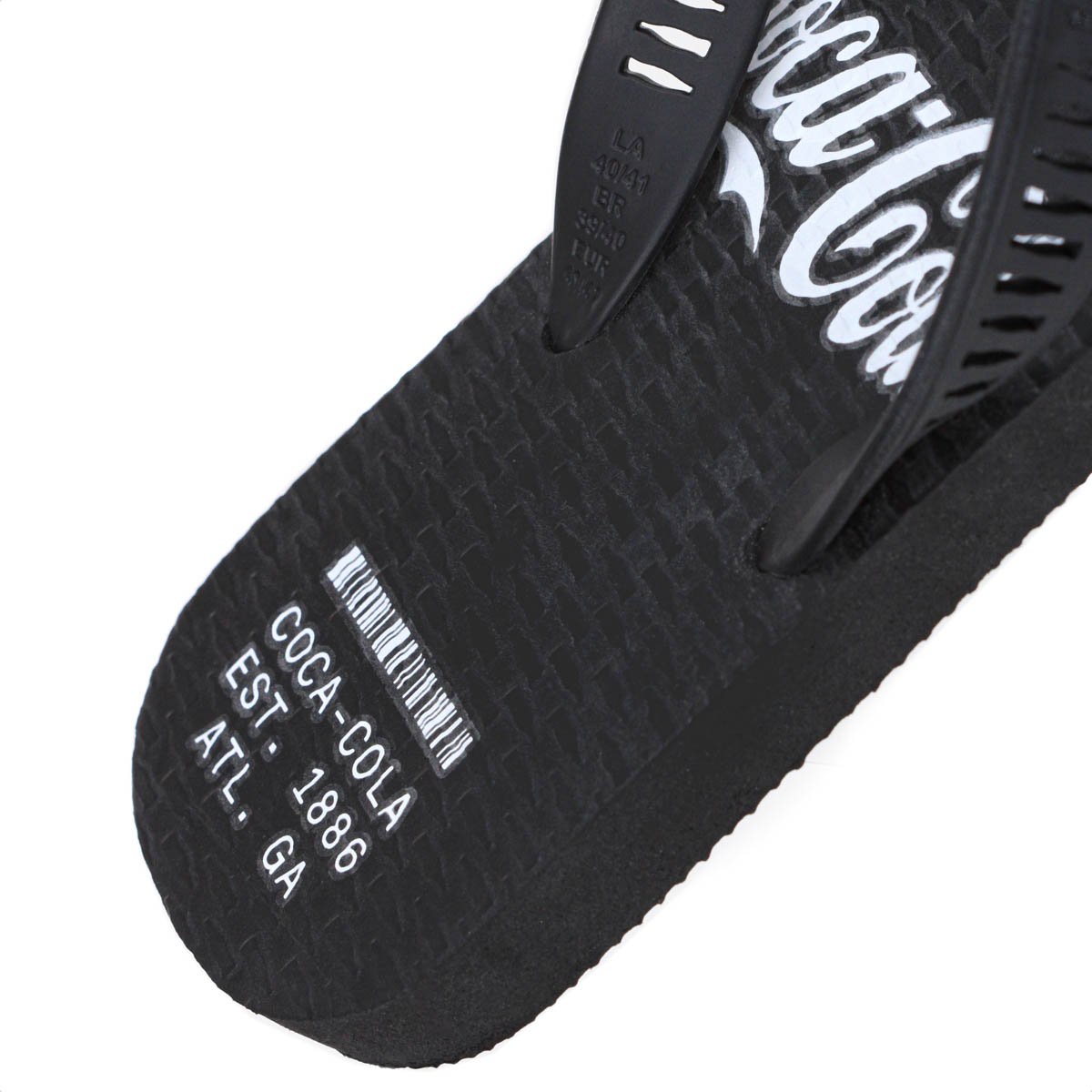 Chinelo Coca Cola Alma 2 Preto - Masculino Preto 8