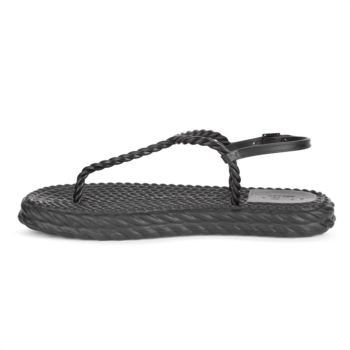 Sandalia Brizza Arezzo Thong Slim Marrocos Preto - Feminino Preto 5