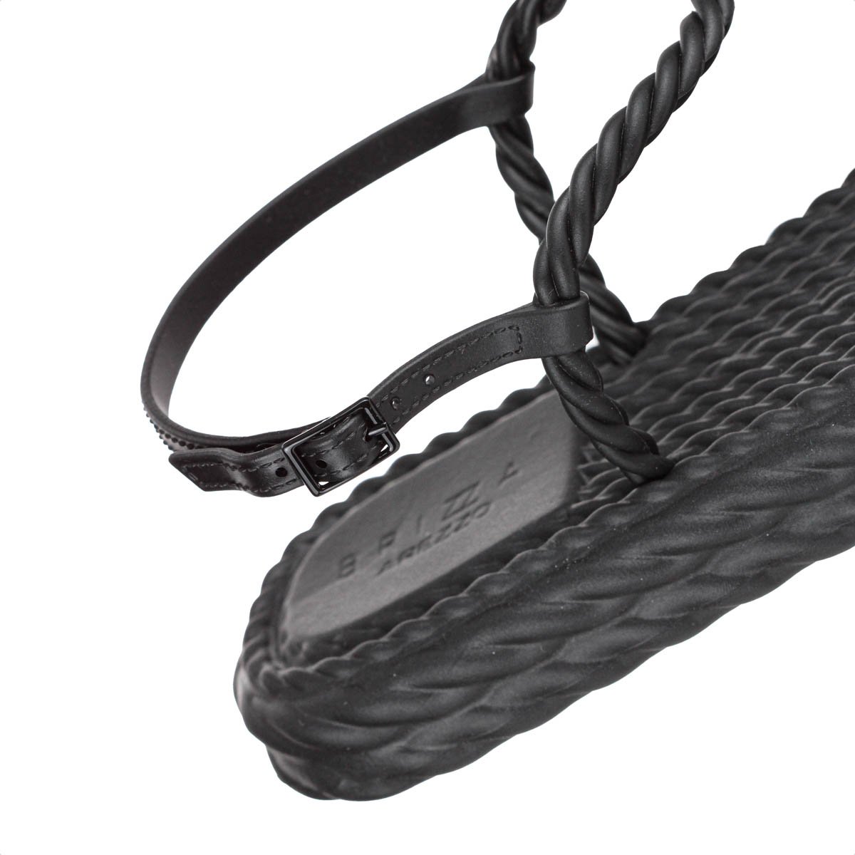 Sandalia Brizza Arezzo Thong Slim Marrocos Preto - Feminino Preto 7