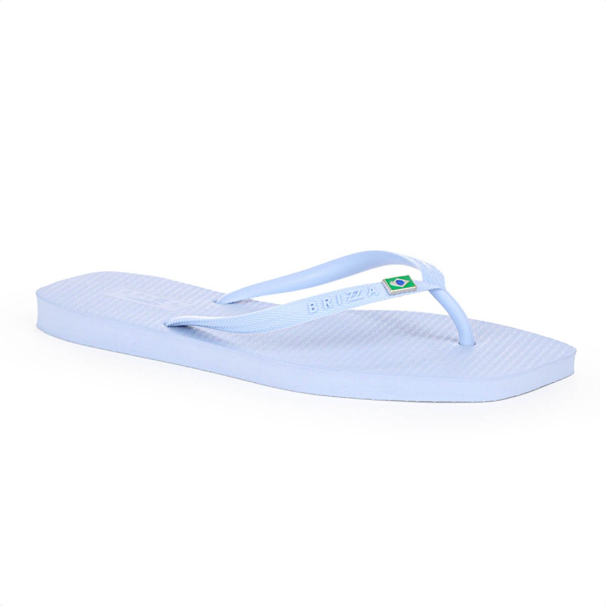 Chinelo Brizza Arezzo Bico Quadrado Square Brasil Azul - Feminino Azul 3