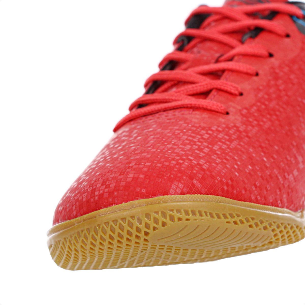Chuteira Umbro Futsal Techno II Vermelho Preto e Azul - Masculino Vermelho 5