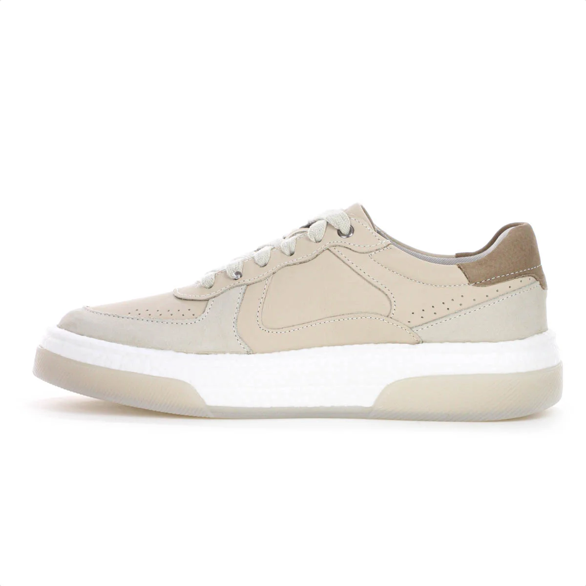 Tenis Democrata Denim Beat Pulse Camurca Creme - Masculino Bege 2