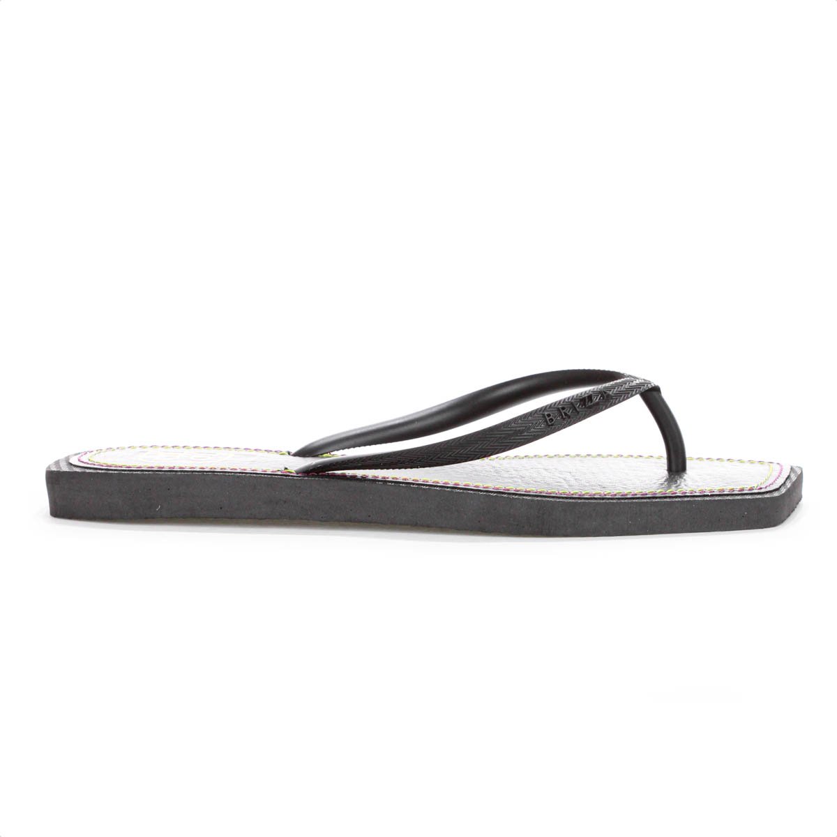 Chinelo Brizza Arezzo Square Recouro Eletrizzante Preto - Feminino Preto 4