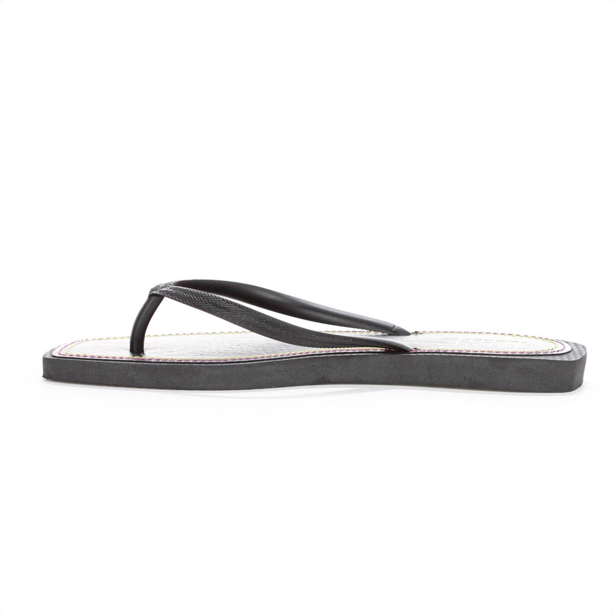 Chinelo Brizza Arezzo Square Recouro Eletrizzante Preto - Feminino Preto 5