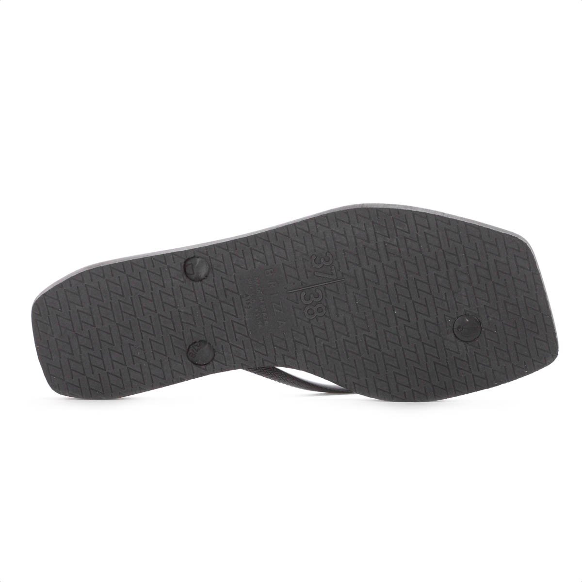 Chinelo Brizza Arezzo Square Recouro Eletrizzante Preto - Feminino Preto 6