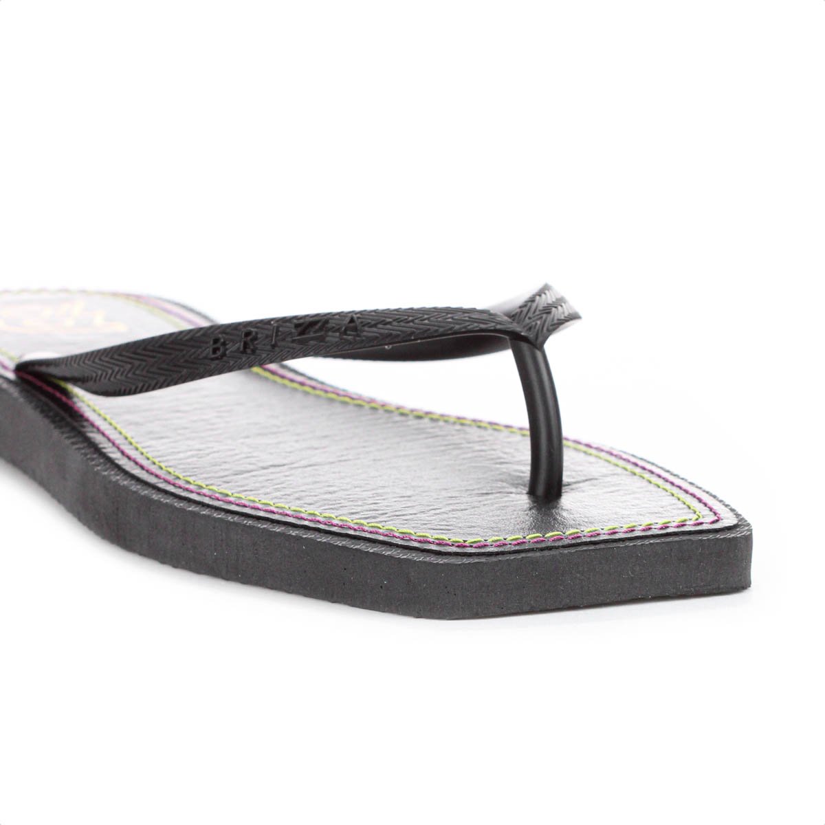 Chinelo Brizza Arezzo Square Recouro Eletrizzante Preto - Feminino Preto 8