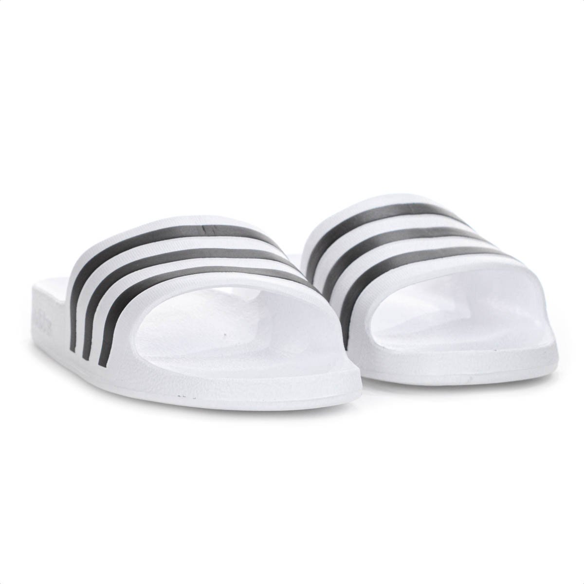 Chinelo Adidas Adilette Aqua Branco e Preto - Masculino Branco 4