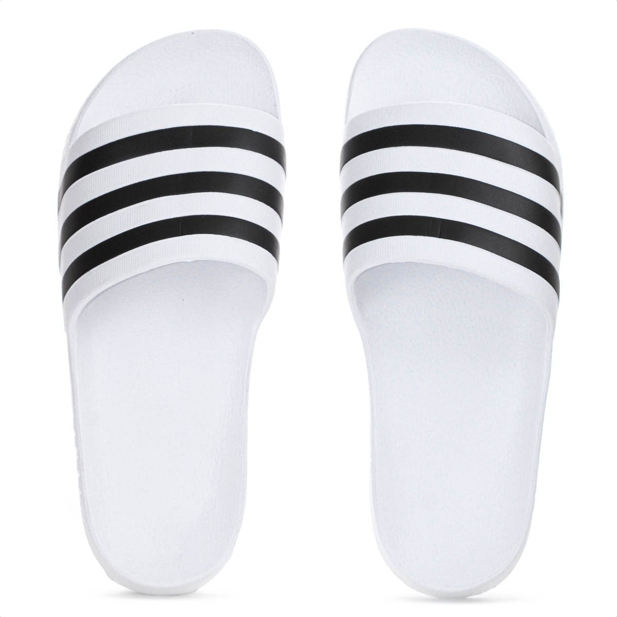 Chinelo Adidas Adilette Aqua Branco e Preto - Masculino Branco 5