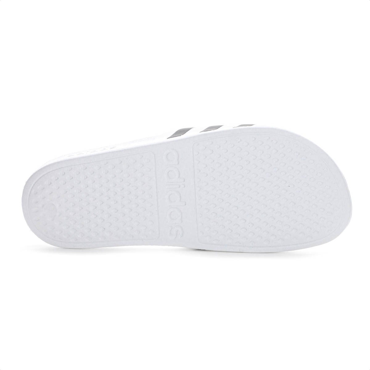 Chinelo Adidas Adilette Aqua Branco e Preto - Masculino Branco 7