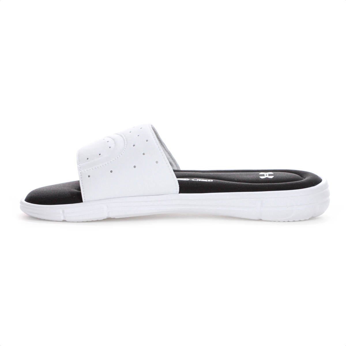 Chinelo Under Armour Slide Ignite Select Branco e Preto - Masculino Branco 3