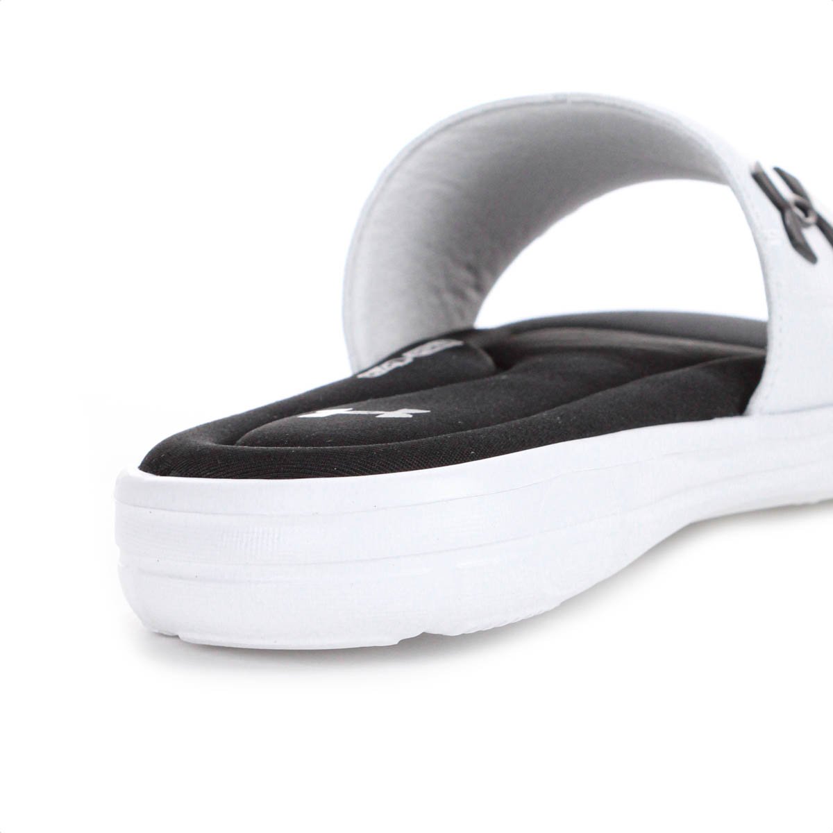 Chinelo Under Armour Slide Ignite Select Branco e Preto - Masculino Branco 9