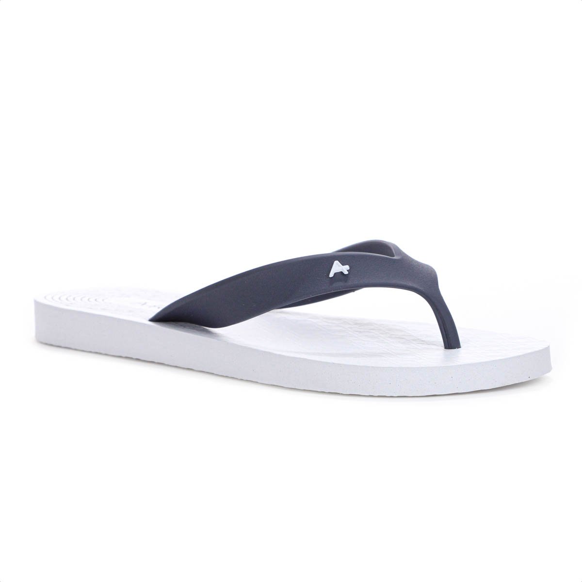 Chinelo Aramis Curves Branco e Marinho - Masculino Branco 2