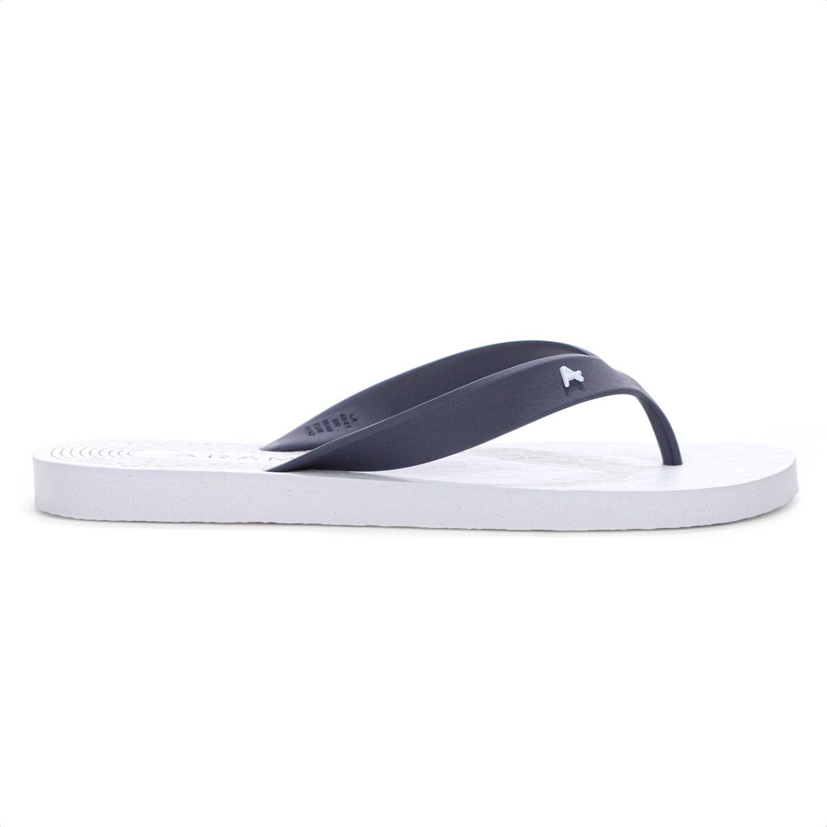 Chinelo Aramis Curves Branco e Marinho - Masculino Branco 3