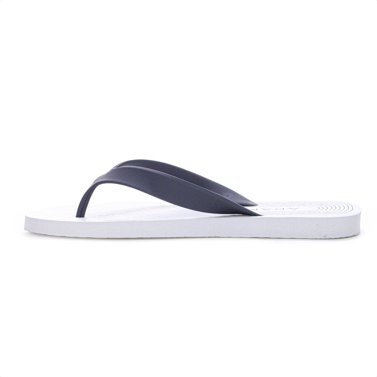 Chinelo Aramis Curves Branco e Marinho - Masculino Branco 4