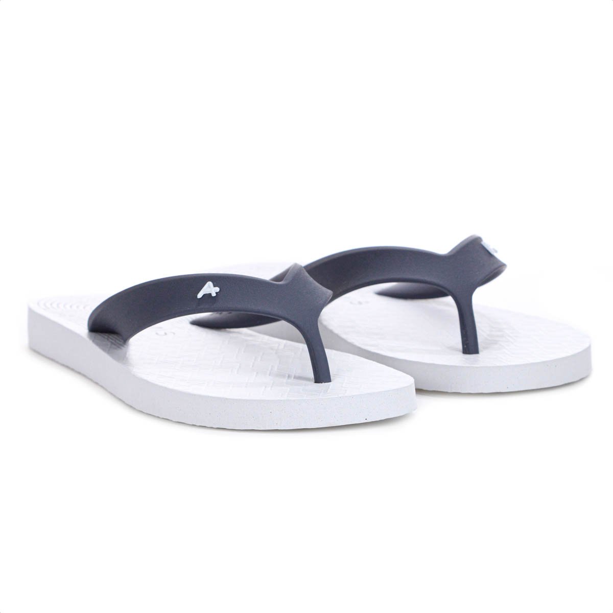 Chinelo Aramis Curves Branco e Marinho - Masculino Branco 5