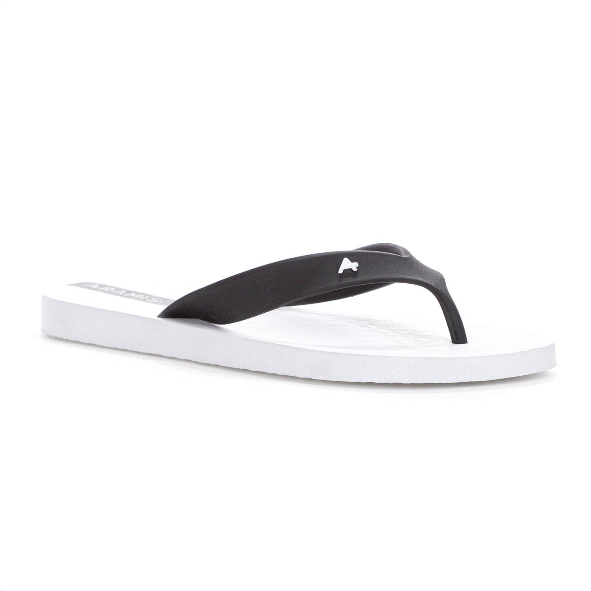 Chinelo Aramis Box Branco e Preto - Masculino Branco 3