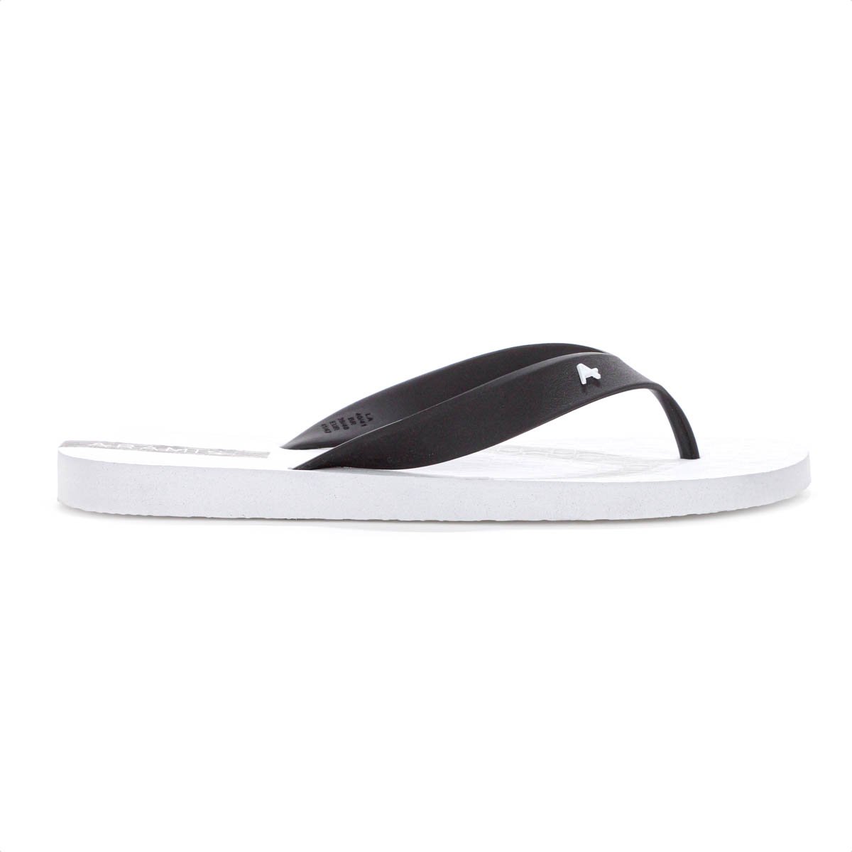 Chinelo Aramis Box Branco e Preto - Masculino Branco 4