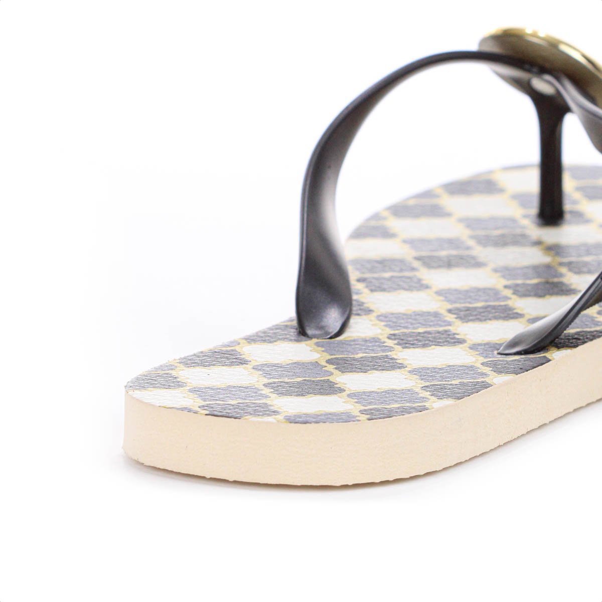 Chinelo Brizza Arezzo Estampado Preto - Feminino Preto 8