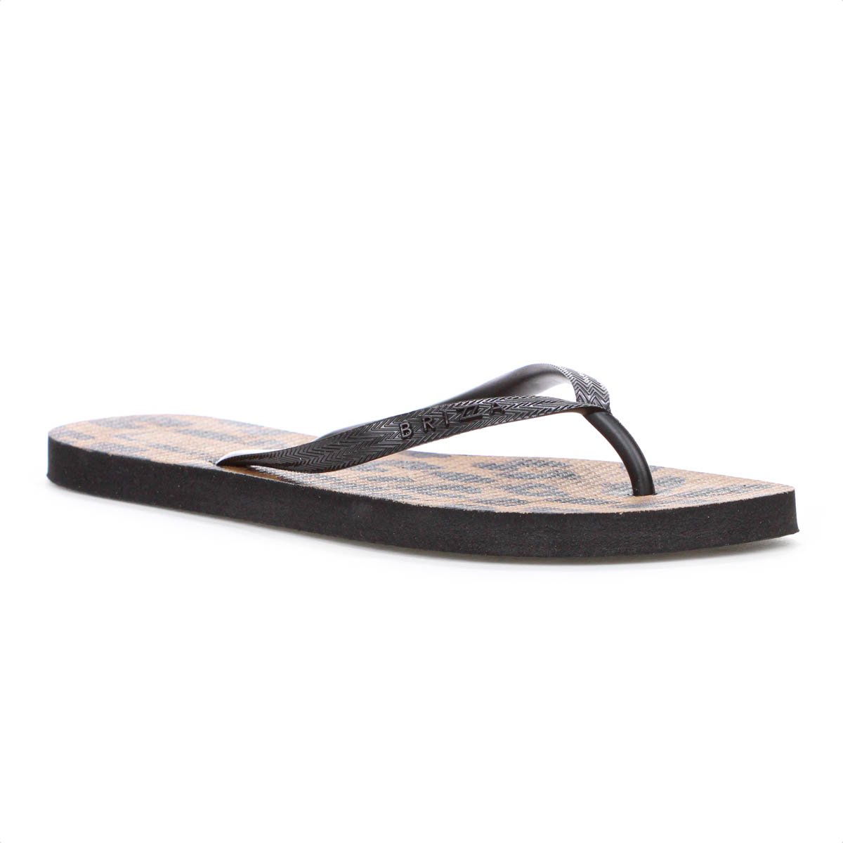 Chinelo Brizza Arezzo Animal Print Essential Preto e Marrom - Feminino Preto 3
