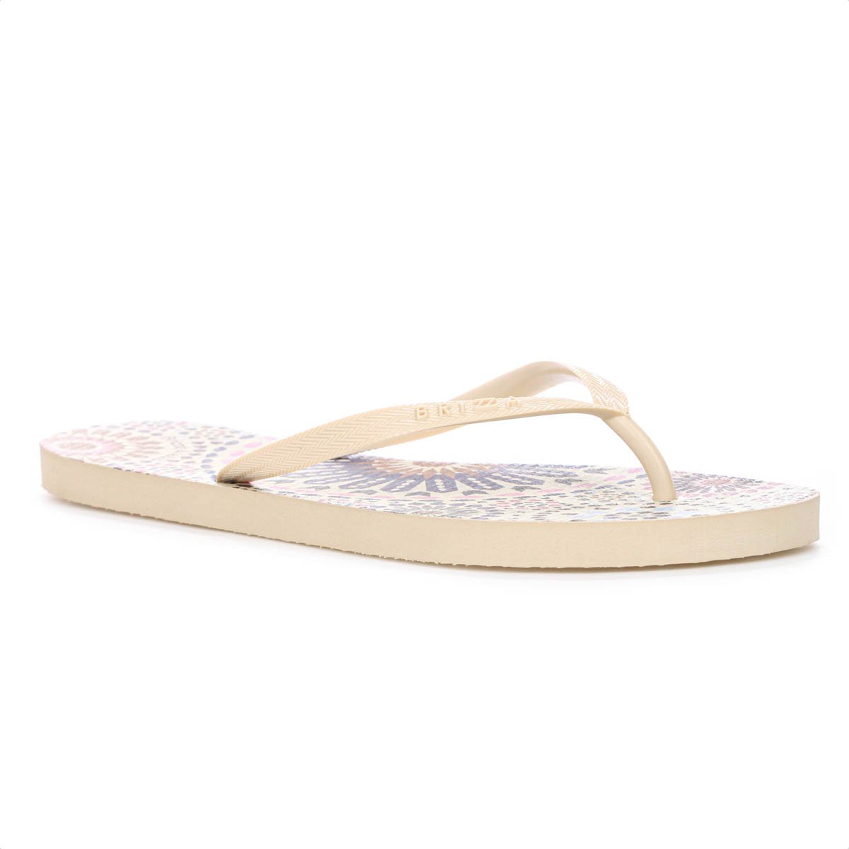 Chinelo Brizza Arezzo Estampa Color Off White - Feminino Bege 3