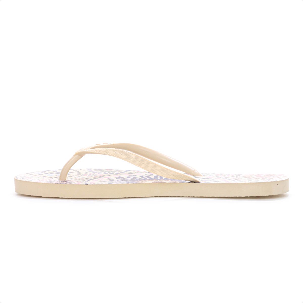 Chinelo Brizza Arezzo Estampa Color Off White - Feminino Bege 5